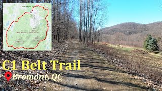 C1 Belt Trail Ceinture de Randonnée  Bromont QC  Virtual Run [upl. by Eimmis430]