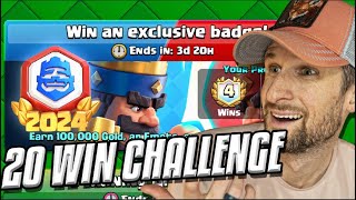 20 WIN CHALLENGE  CLASH ROYALE  CAN I WIN [upl. by Asiole75]