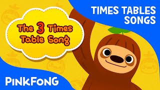 The 3 Times Table Song  Count by 3s  Times Tables Songs  PINKFONG Songs for Children [upl. by Millburn]