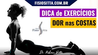 DICA 5 EXERCÍCIOS DOR COLUNA LOMBAR LOMBALGIA LOMBOCIATALGIA Clínica de Fisioterapia Dr Robson Sitta [upl. by Surtemed]