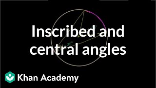 Inscribed angle theorem proof  High School Geometry  High School Math  Khan Academy [upl. by Accemahs]