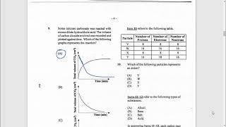 CXCCSEC Chemistry paper1 June 2019 [upl. by Christiansen]