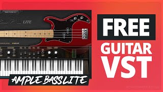 FREE Ample Bass P Lite II Bass Guitar VST  PC amp Mac [upl. by Pernick909]