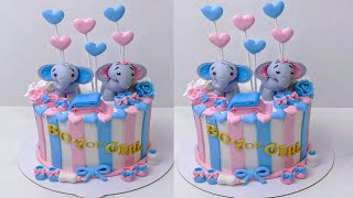 Latest Baby Shower Cake Design  Mom To Be Cake ideas  Baby Shower Cake Decoration ideas [upl. by Bethesde]