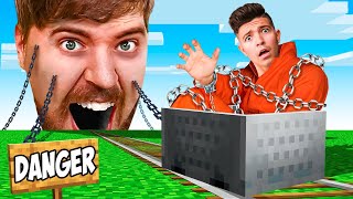 I Escaped MrBeast’s IMPOSSIBLE Minecraft Prison [upl. by Ileane]