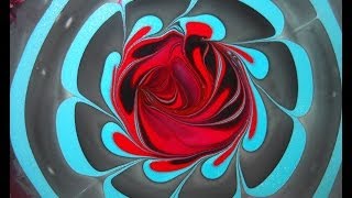 Gorgeous water marble rose design [upl. by Cho79]