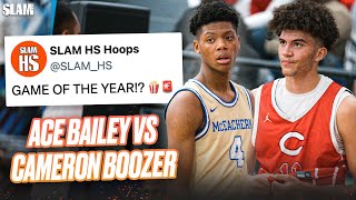 2 Cameron Boozer vs 3 Ace Bailey Was A Legendary Matchup 🍿🔥 Game of the Year Potential⁉️ [upl. by Ennaylloh]