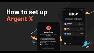 How to set up the Argent X Starknet wallet [upl. by Ohaus816]