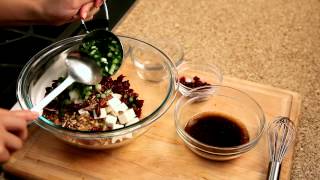 How to make a wheat berry salad  12  Combining ingredients — Appetites® [upl. by Babara971]