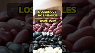 5 SORPRENDENTES BENEFICIOS DE LOS FRIJOLES NEGROS alimentosaludable frijoles [upl. by Einnob680]