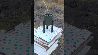 Explosive Shaped Charge VS Paper Stack [upl. by Fife]