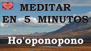 MEDITAR EN 5 MINUTOS Hoʻoponopono [upl. by Ealasaid265]