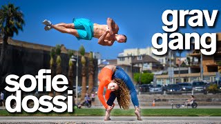 Sofie Dossi vs Insane Gymnasts  Ultimate Contortion and Acro Dares [upl. by Enelhtak]