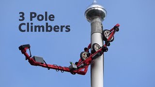 3 Pole Climbing Lego Robots [upl. by Ameen]