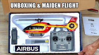 AIRBUS H145  Unboxing and Maiden Flight  RC ERA C190 [upl. by Carbrey]