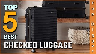 Top 5 Best Checked Luggages Review in 2024  On The Market Today [upl. by Ahsienat670]