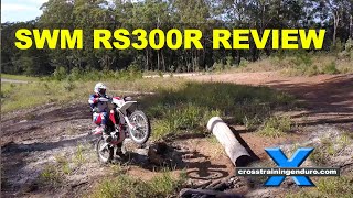 SWM RS300R review decent budget enduro bike︱Cross Training Enduro [upl. by Namharludba802]