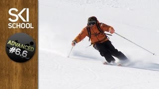 How To Ski Powder  Advanced Ski Lesson 66 [upl. by Anomis]