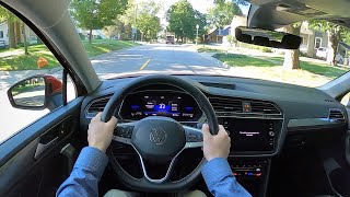 2022 Volkswagen Tiguan  POV First Drive Binaural Audio [upl. by Eissirk]