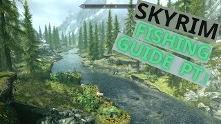 Skyrim Anniversary Edition Fishing Guide Pt 1 [upl. by Nomelc257]