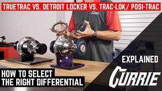 HOW TO SELECT THE RIGHT DIFFERENTIAL  EXPLAINED [upl. by Adnilec]