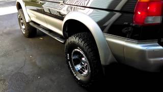 Mitsubishi montero sport lifted with 33quot [upl. by Cargian507]