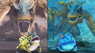 Monster Hunter Iceborne Details vs Sunbreak [upl. by Eimar]