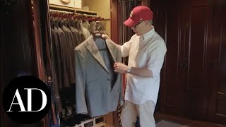 Inside Tommy Hilfigers Closet  Closet Confidential  Architectural Digest [upl. by Tabshey671]