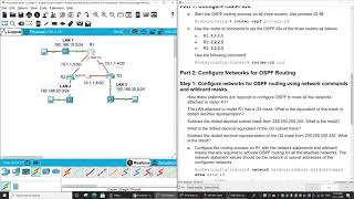 2213 Point to Point Single Area OSPFv2 Configuration [upl. by Mable]