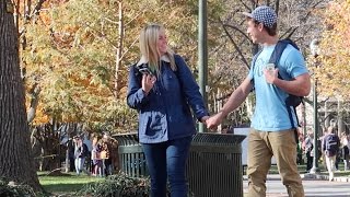 Holding Peoples Hand Prank [upl. by Ajax]