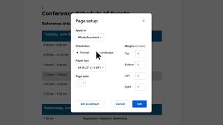 How to Change page settings in Google Docs [upl. by Lucrece]