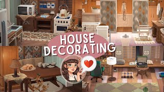 Decorating my empty House in ACNH PART 1 ❤️ FIRST TIME WITH VOICE OVER [upl. by Akimit533]