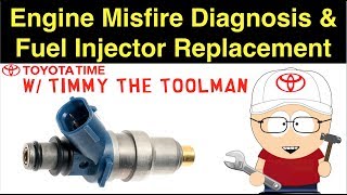 Engine Misfire Diagnosis amp Fuel Injector Replacement [upl. by Utham]