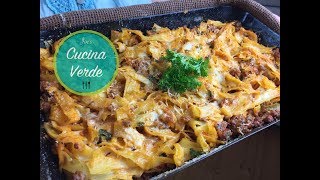 Nudelauflauf mit Hackfleisch  Pasta Rezept [upl. by Volpe818]