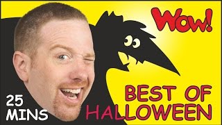 Spooky Halloween  MORE  Halloween Songs and Rhymes  Best Stories for Kids from Steve and Maggie [upl. by Lamag925]