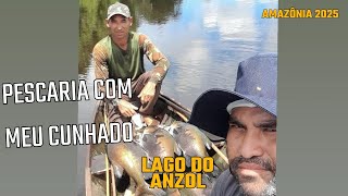 PESCARIA NO LAGO DO ANZOL COM MEU CUNHADO [upl. by Anifad]