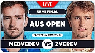 MEDVEDEV vs ZVEREV • Australian Open 2024 SF • LIVE Tennis PlaybyPlay Stream [upl. by Tolkan443]