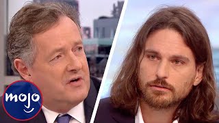 Top 10 Piers Morgan Most HEATED Interviews [upl. by Eartnoed]