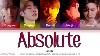 AB6IX 에이비식스 – Absolute Color Coded Lyrics EngRomHan가사 [upl. by Gnak613]