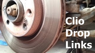 Renault Clio Drop Link  Anti Roll Bar Bush Replacement [upl. by Aicrop]