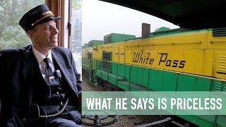 White Pass amp Yukon Railway Conductor Interview [upl. by Hodgson]