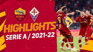 Roma 31 Fiorentina  Serie A Highlights 202122 [upl. by Lowrance392]