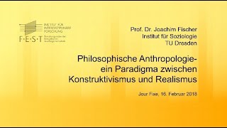 Joachim Fischer Philosophische Anthropologie [upl. by Cristoforo]