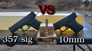 Glock vs Sig Sauer Pistols [upl. by Cyndy]