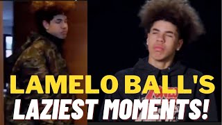 LAMELO BALL BEING LAZY FOR 6 MINUTES STRAIGHT LAMELO BALL FUNNY MOMENTS [upl. by Bruell]