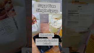 Sugar Free Simple Syrup Erythritol amp Stevia [upl. by Daryn]