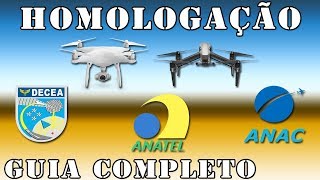 Homologação de DRONE na ANATEL ANAC e DECEA SEM SOFRER [upl. by Kahle533]