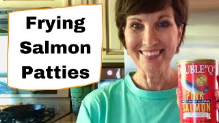 How to fry SALMON PATTIES  Canned Salmon [upl. by Leuneb474]