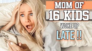 MOM of 16 KiDS Rushed MORNiNG ROUTiNE RUNNING LATE Part 2 [upl. by Einnov986]