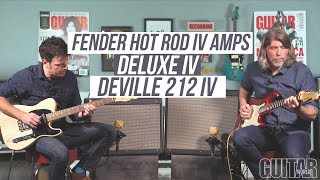 Fender Hot Rod Amps  DeVille 212 IV and Deluxe IV [upl. by Selbbep724]